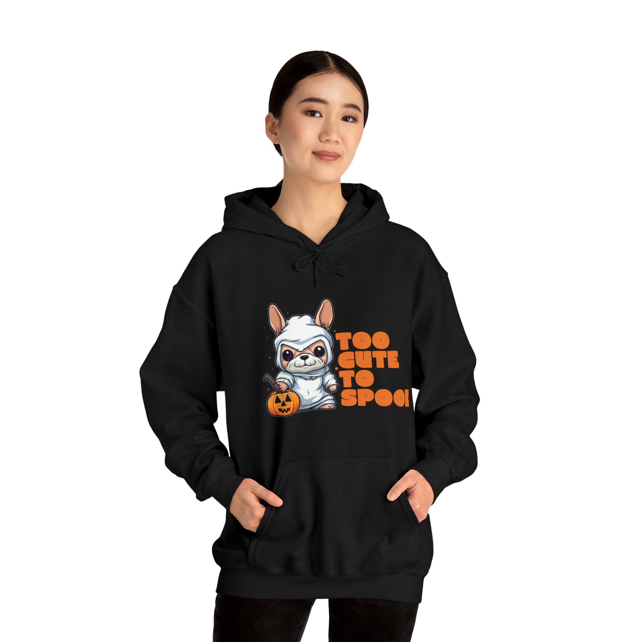 Frenchie-Fan Too Cute To Spook Halloween Unisex Hoodie for Pet Durable