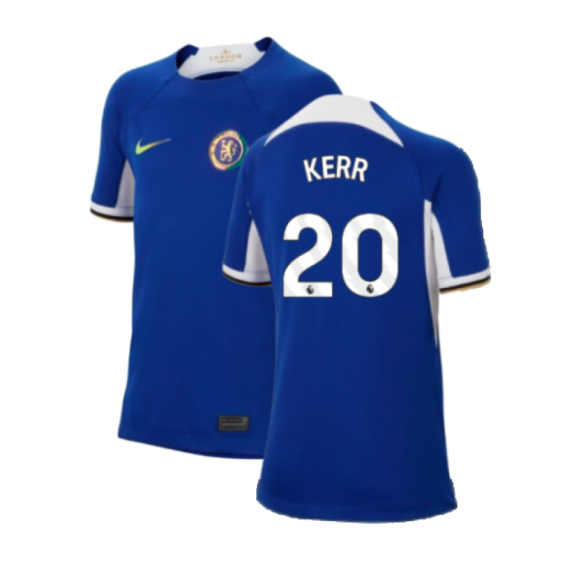 Kids Retro Chelsea Collectible Home Retro Jersey (Kerr 20)