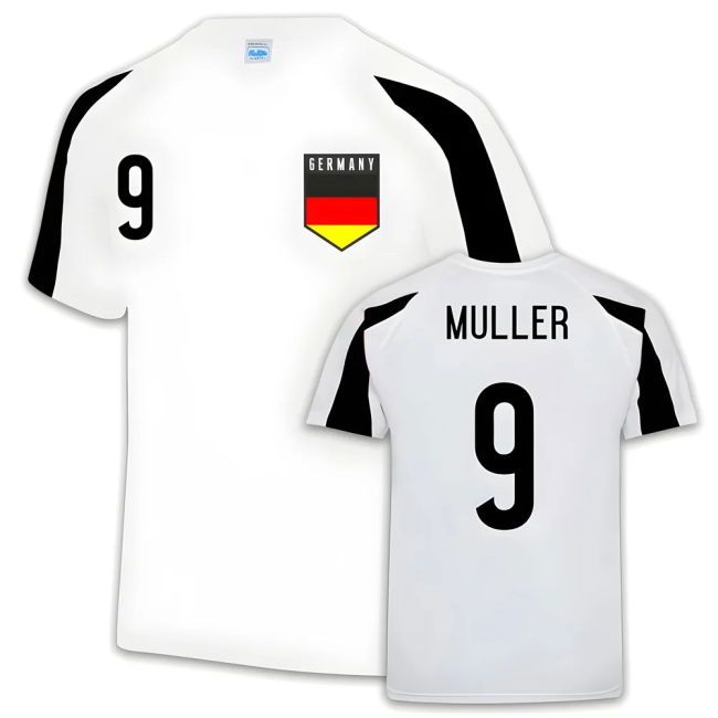 Gerd Muller 9 Germany First Team High Performance Training Pro Shirt