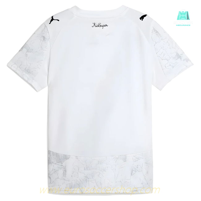 2025-2026 KIDSUPER x Manchester City CWC Away Shirt (White) - Kids