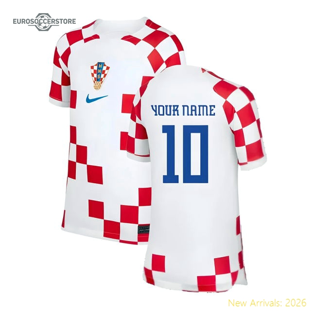 Personalised Croatia Football Shirts Children 2022 Home Jersey Jersey