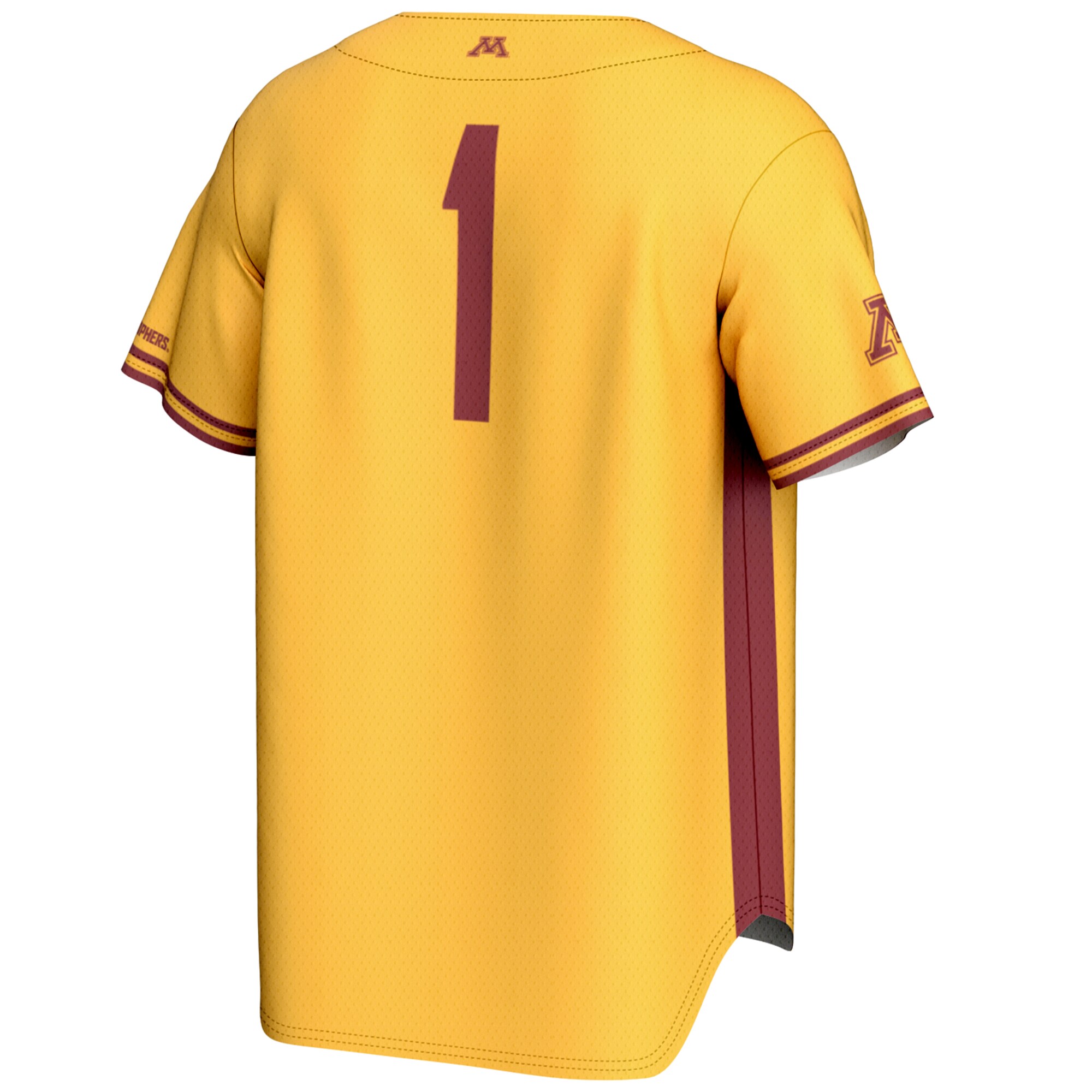 [NJP] Minnesota Golden Gophers GameDay Greats Youth Lightweight Baseball Jersey - Gold