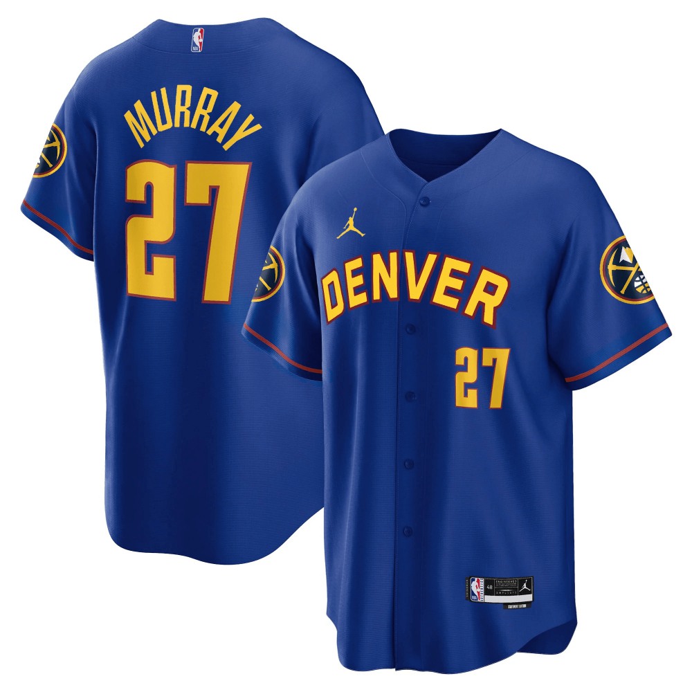 Denver Nuggets 27 Jersey Blue - NBA Collection