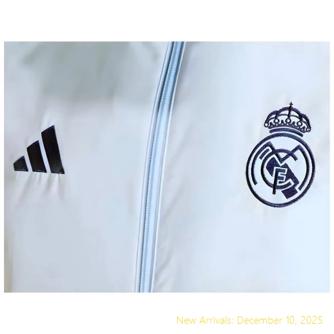 Durable 2024-2025 RM Real Madrid Presentation Jacket (Glow Blue)