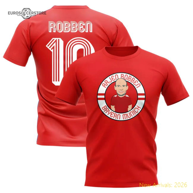Bayern Munich T-Shirt Fan Version For Adults (Red) Soccer Jersey