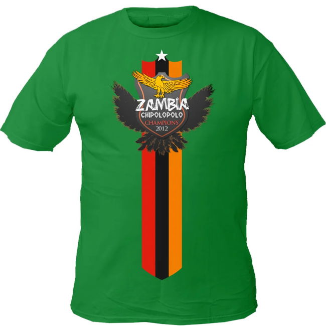 World-Class Exclusive-Design 2012 Zambia Winners T-Shirt