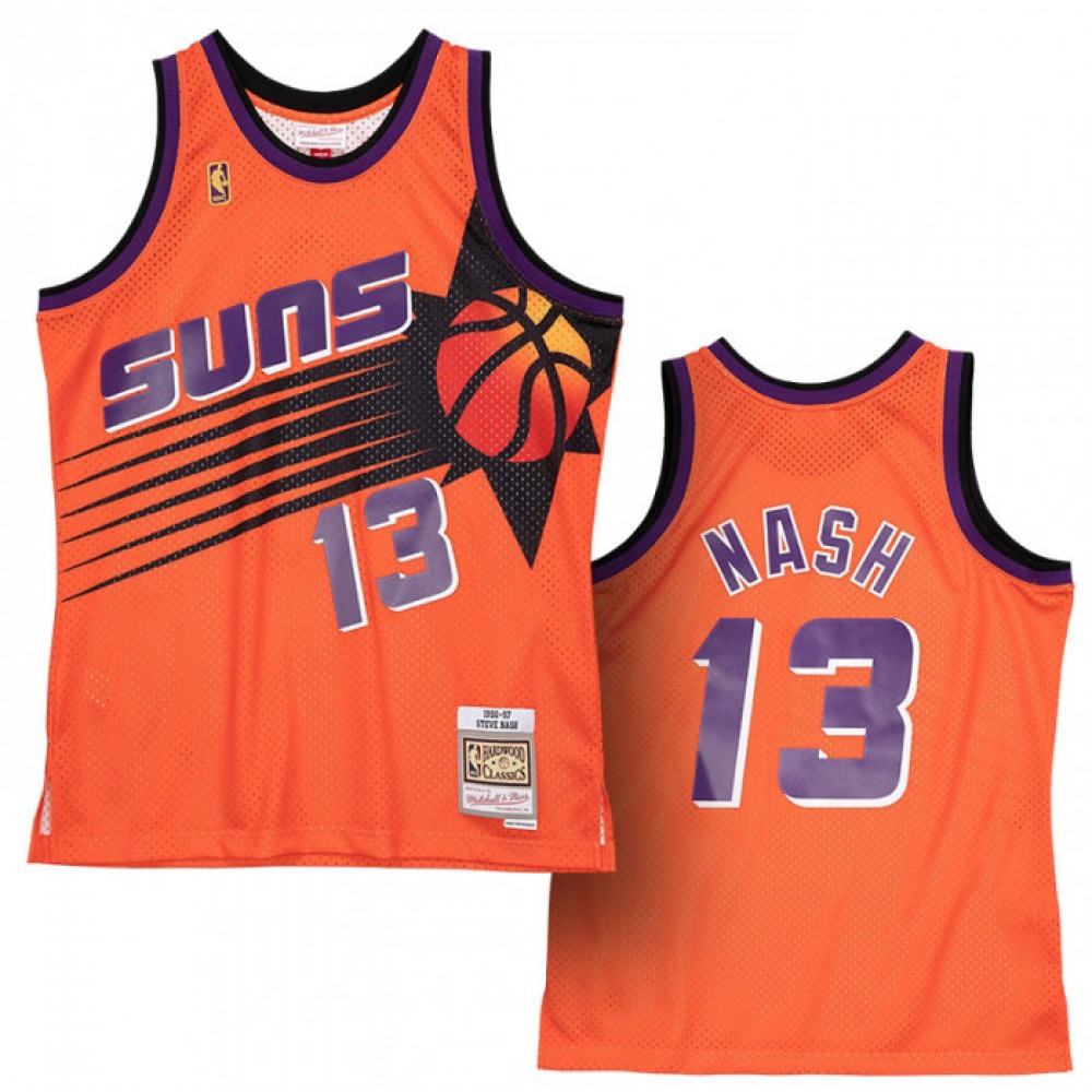 Performance Affordable Men's Suns #13 Steve Orange Basketball Jersey