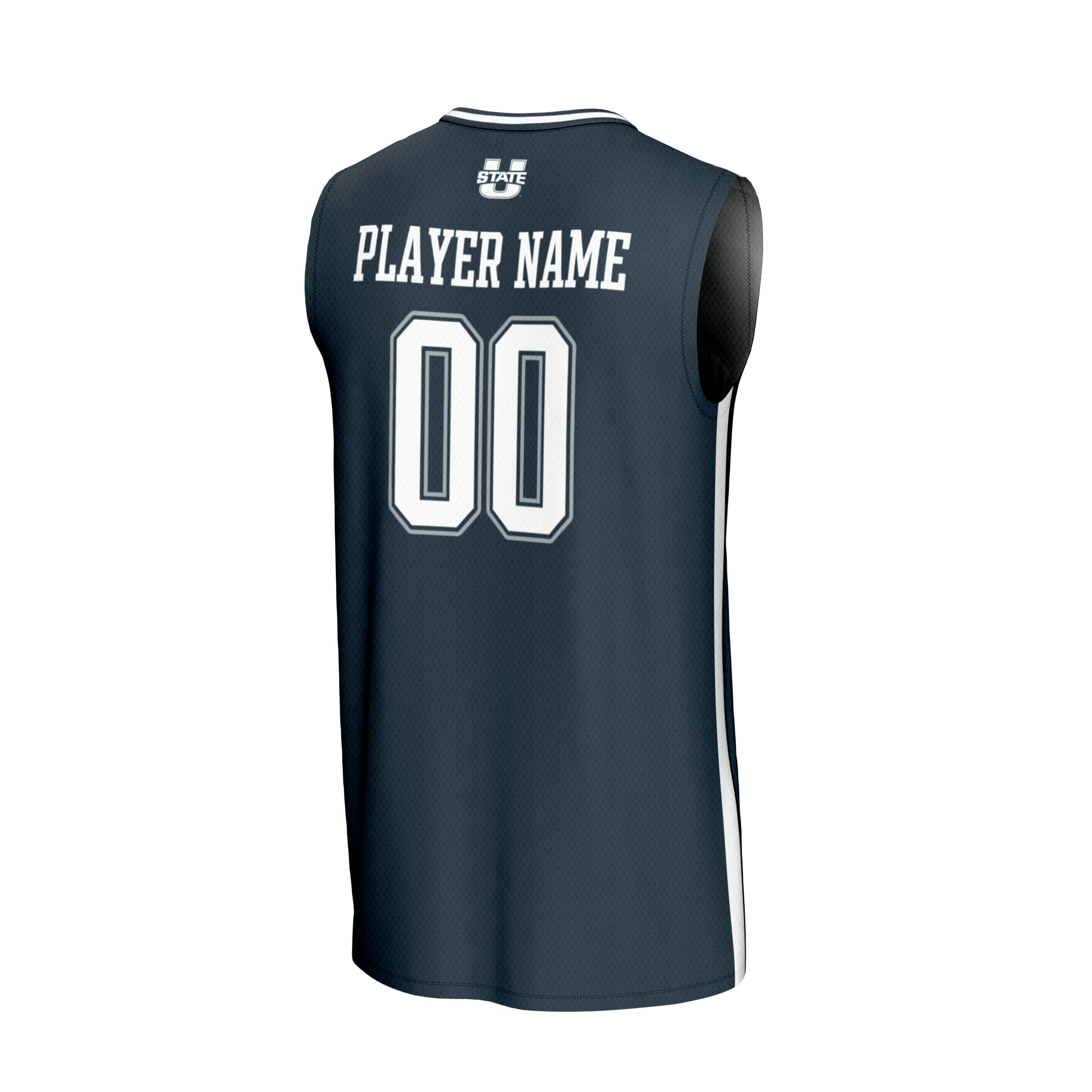 Utah State Aggies GameDay Greats Unisex NIL Pick-A-Player Lightweight Women's Basketball Fashion Jersey - Navy