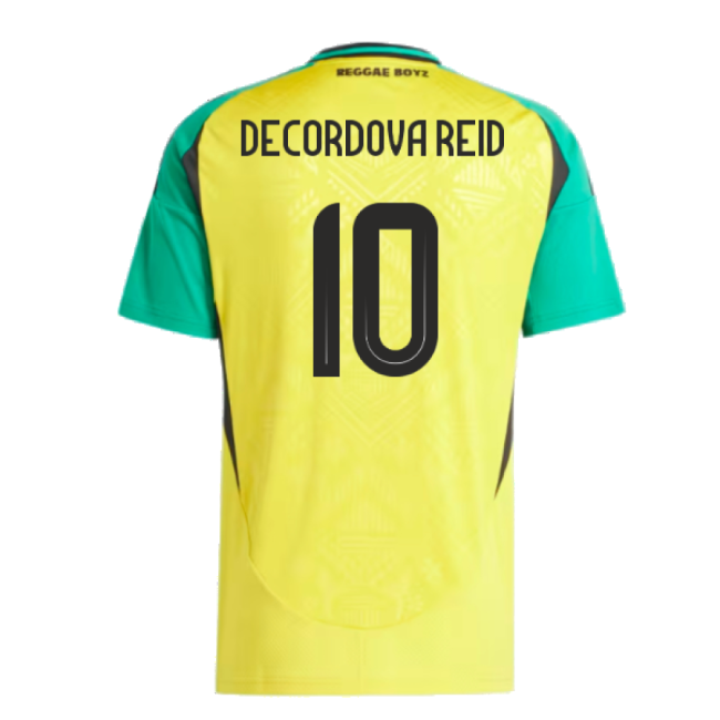 2024-2025 Jamaica National Team Home Jersey (decordova Reid 10)