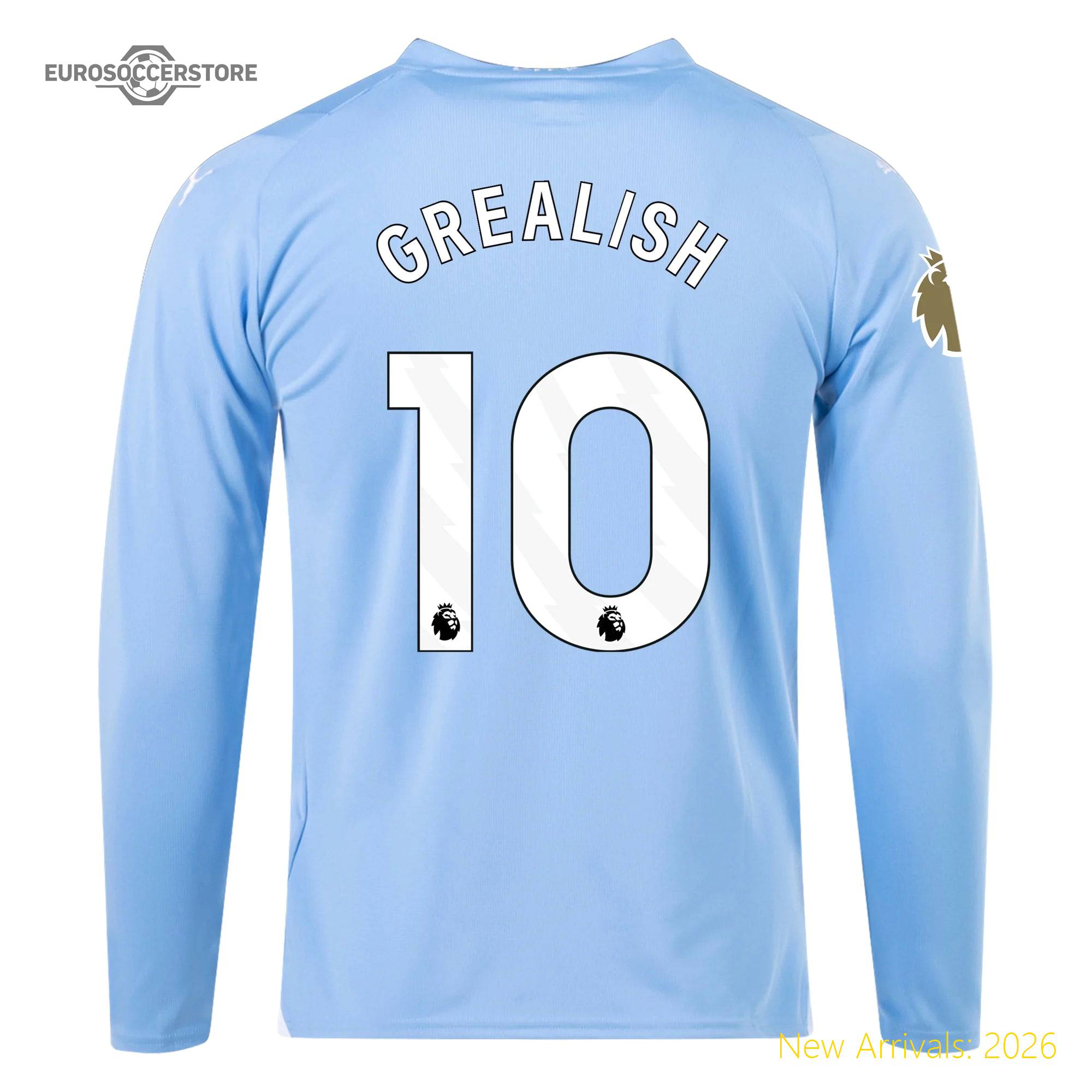 Official Team Merchandise Professional Men Mci Soccer Star Home Jersey