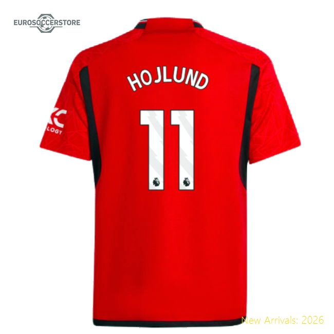 2023-2024 Man Utd Home Shirt (Kids) (Hojlund 11)