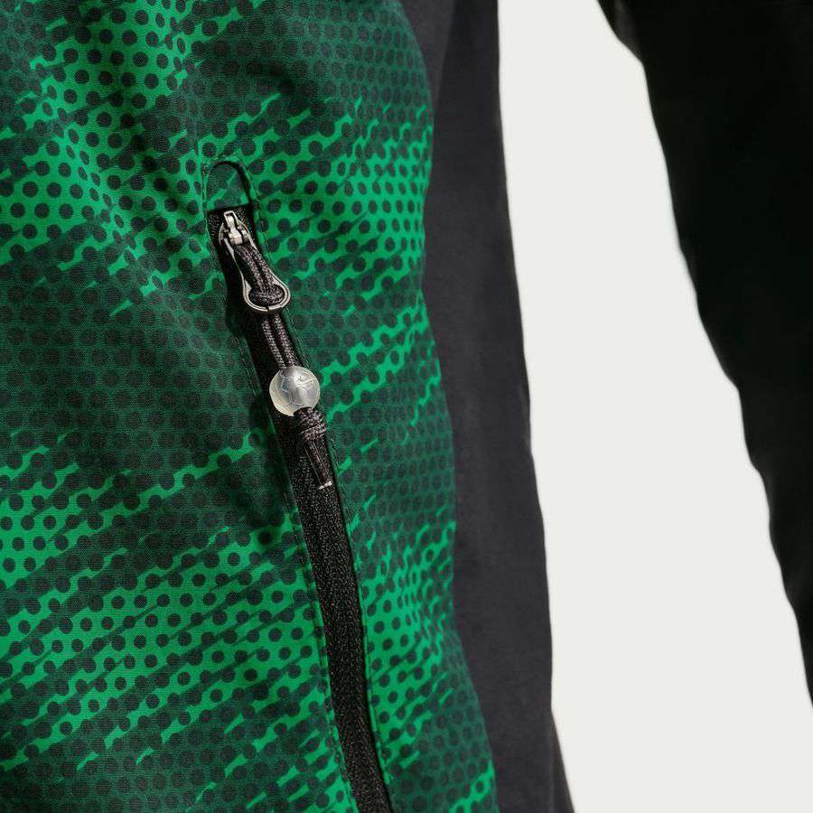 [KK] Nigeria Jacket Dri FIT AWF Woven Pine Green/Black/Electric Training Green