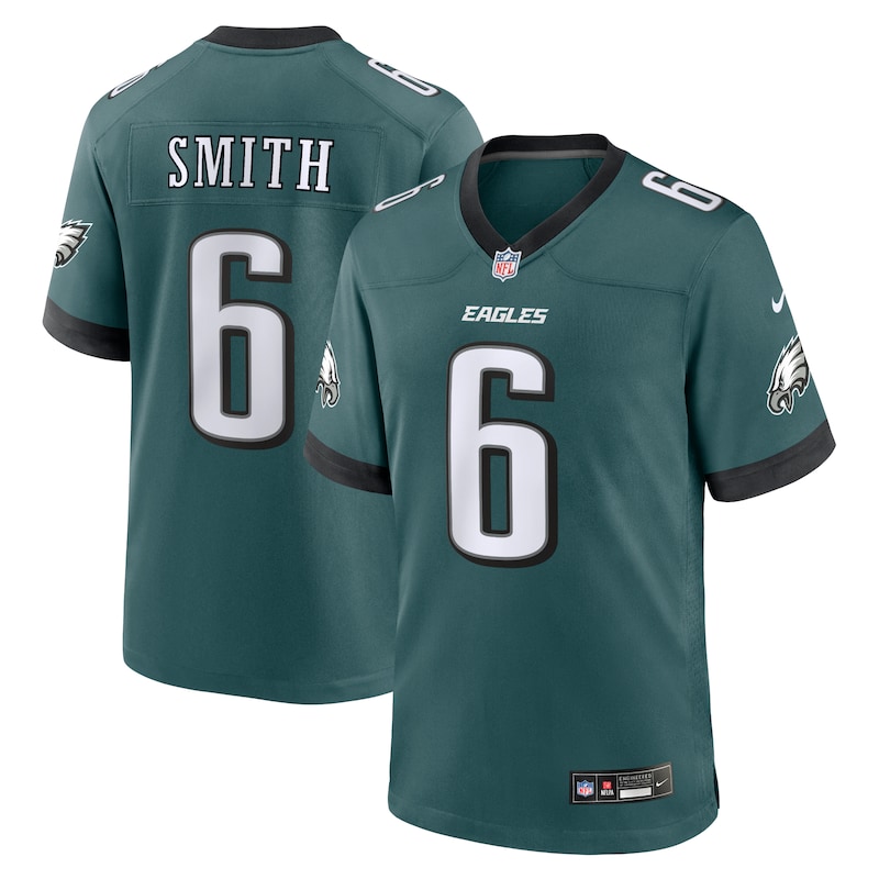 None DeVonta Smith PHI Eagles Vintage Elite Jersey Game Day Wear
