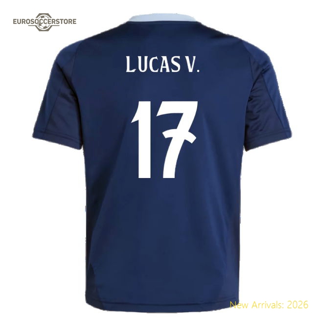 Comfortable Kids Football Team Lucas V. Jersey 2024-2025 Stretchy