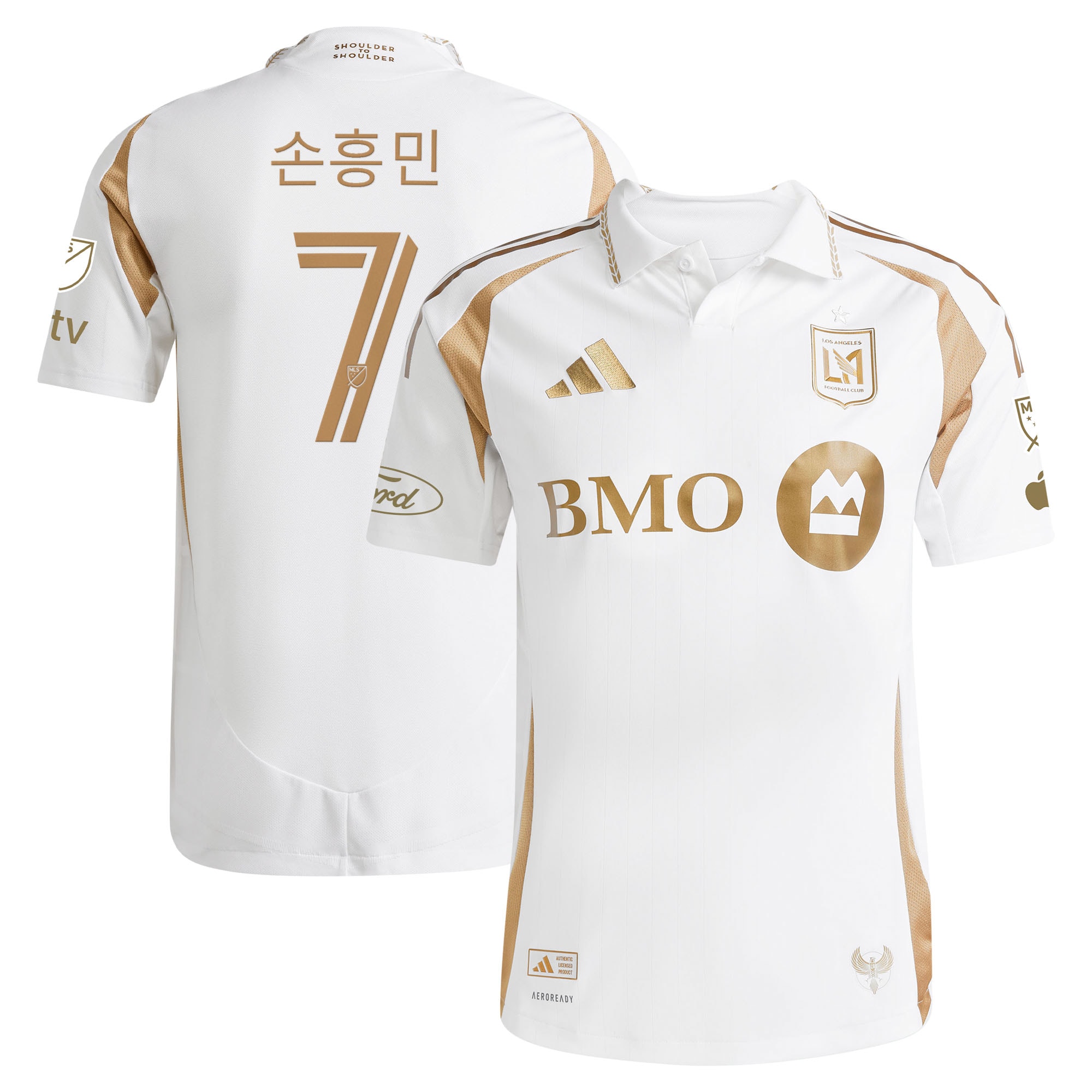 [SJH] Son Heung-Min LAFC 2025 Secondary On-Field Authentic Jersey - White