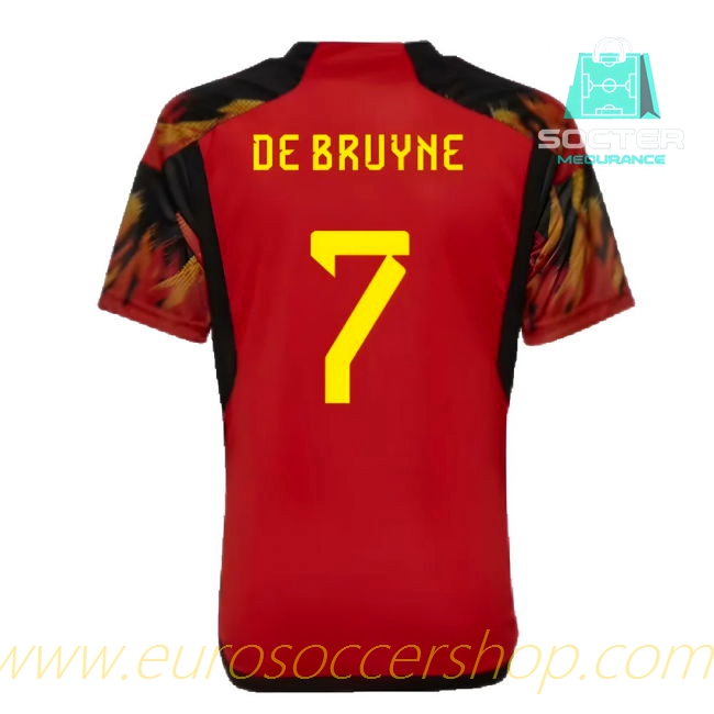2022-2023 Belgium Home Football Shirt Junior (De Bruyne 7)