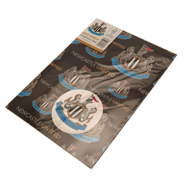 Newcastle United FC Text Gift Wrap (Fan Favorite)