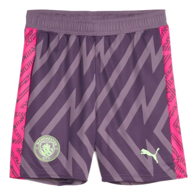 2022-2023 Man City Goalkeeper Shorts (Purple Charcoal) | Must-Have