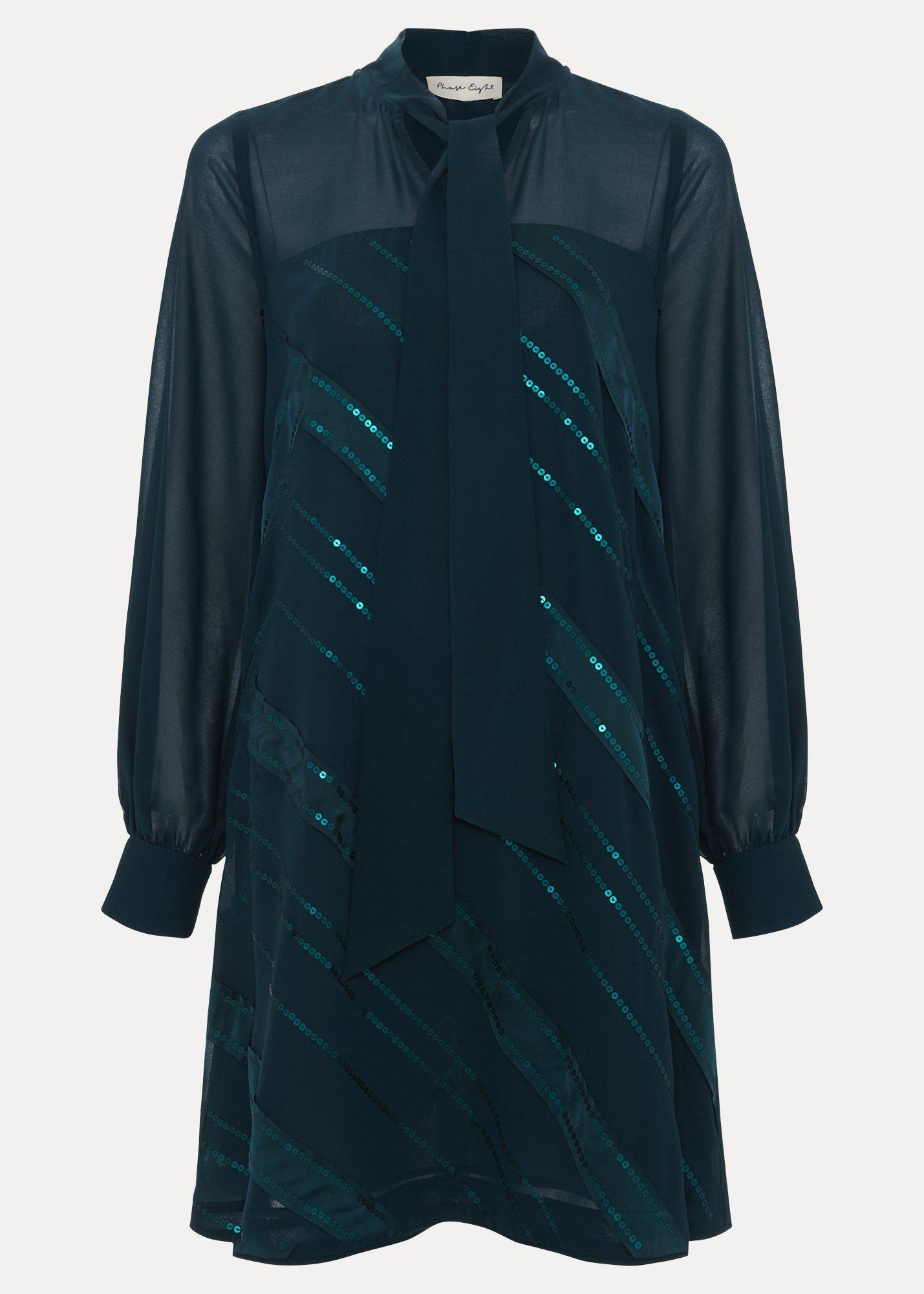 Sonali Satin Stripe Vinne Dress
