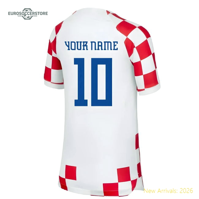 Personalised Croatia Football Shirts Children 2022 Home Jersey Jersey