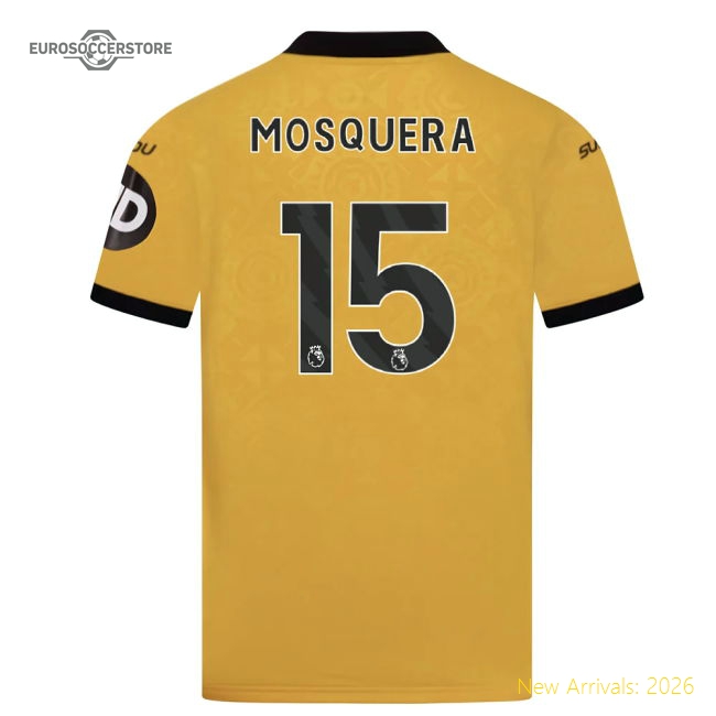 Wolverhampton Wanderers Children 2025 Home Jersey For Football Supporter Game Day Apparel