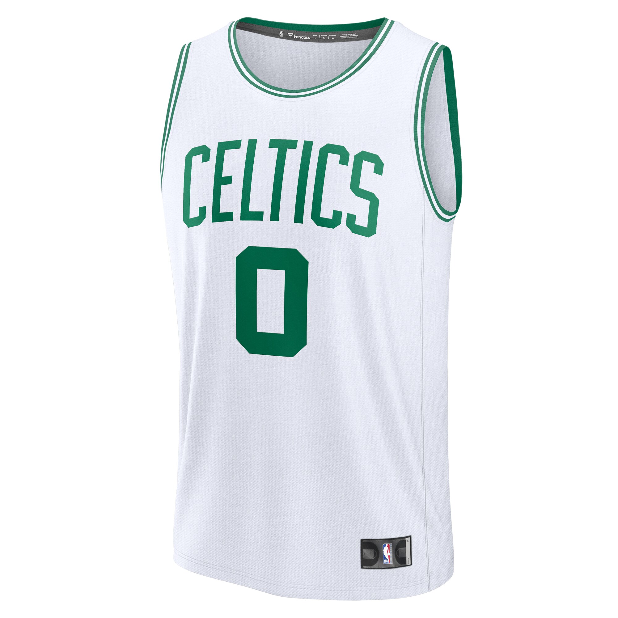 [ESK] Jayson Tatum #0 Boston Celtics Youth Fast Break Replica Player Jersey - Association Edition - White