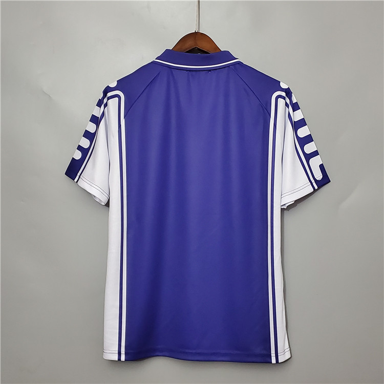 High Quality Breathable 19992000 Fiorentina Home Retro Shirt