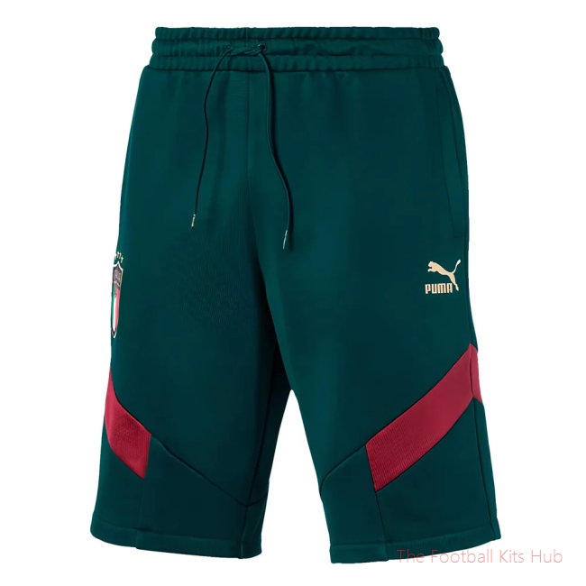 2019-2020 Italy Puma Iconic MCS Shorts (Pine)
