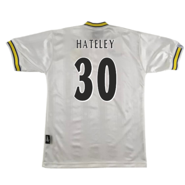 Professional Grade Leeds Home Shirt L Mint Hateley #30 Updated Des...
