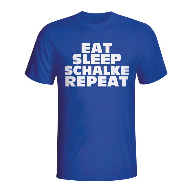 Kids 2025-2026 Schalke Football Club T-Shirt Uniform