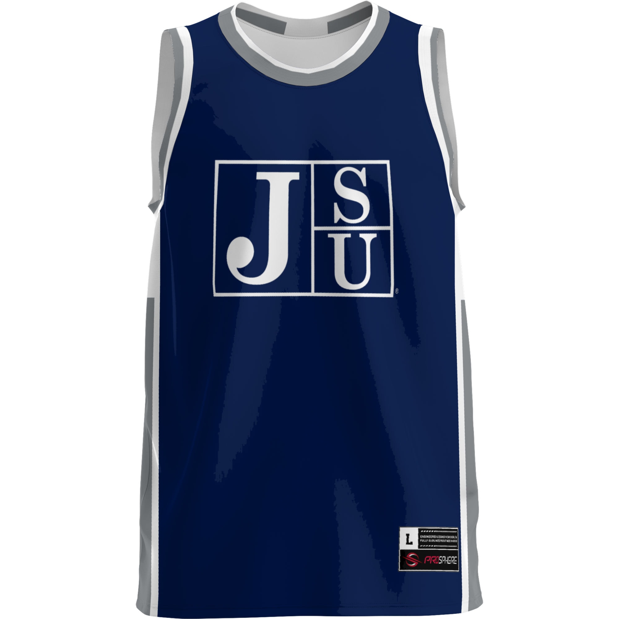[DDG] Jackson State Tigers GameDay Greats Lightweight Basketball Jersey - Navy