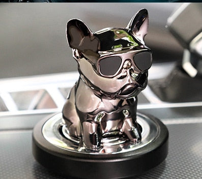 Innovative French Bulldog Metal Shake Head Purifier – Infuse Fragrance Seamlessly