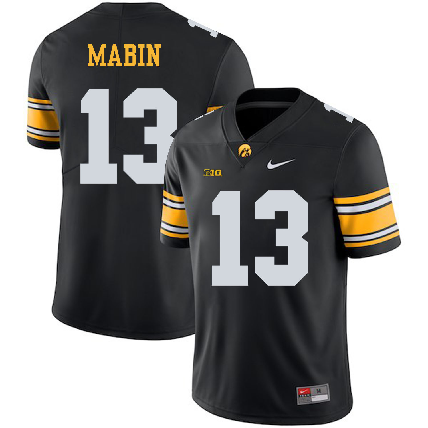 Men's None Black 2024 game jersey Greg Mabin #13 away jersey Jersey