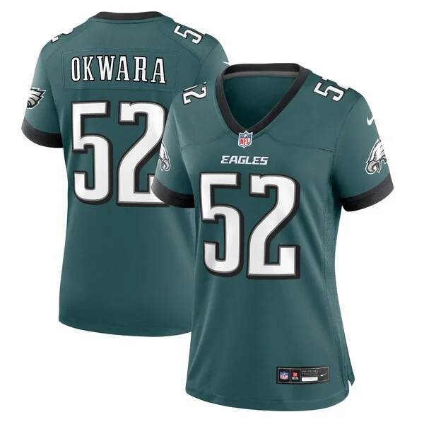 None Julian Okwara Game Jersey - Green | NFL Player Jersey | NFL Footb