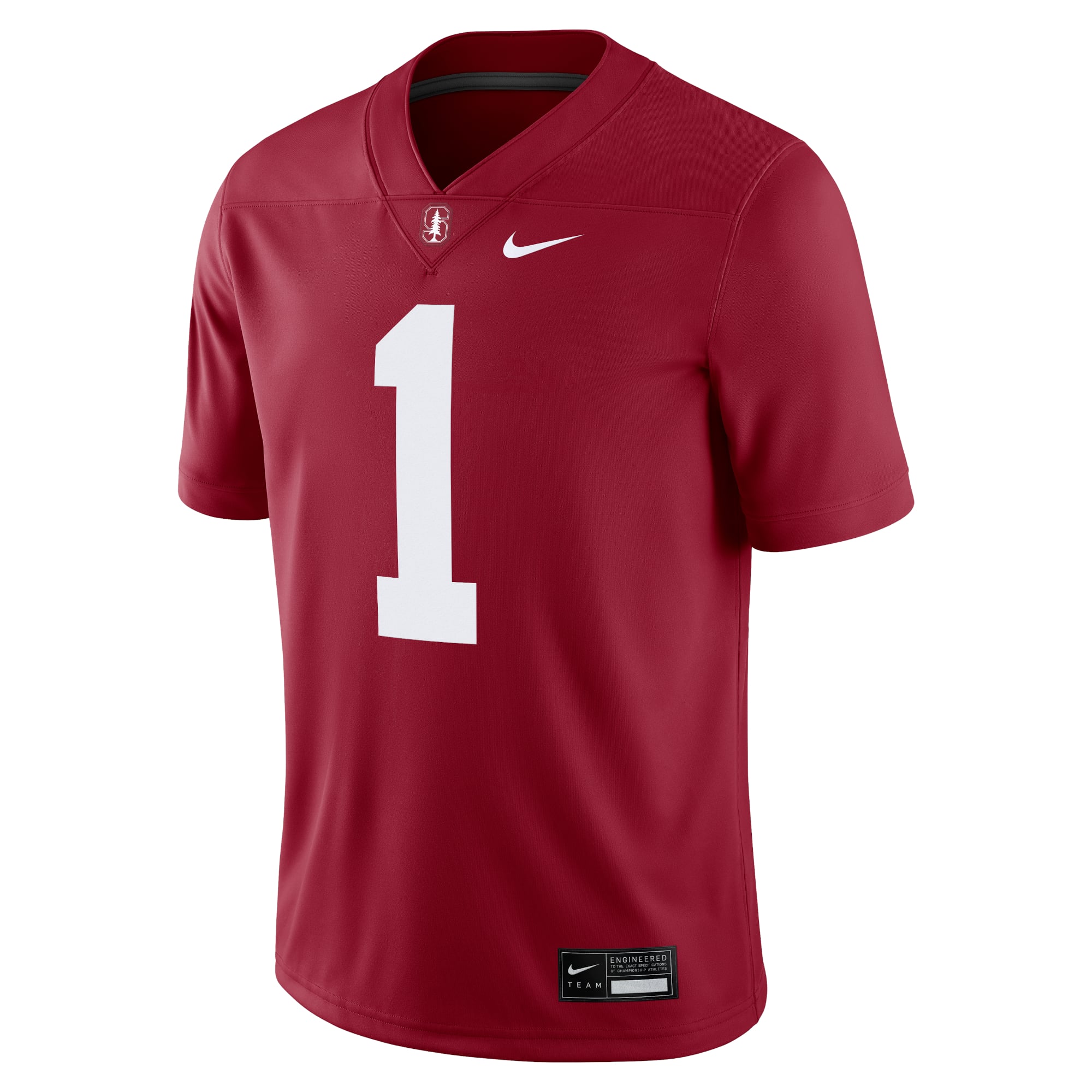#1 Stanford Cardinal Nike Game Jersey - Cardinal