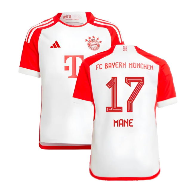 2023-2024 Bayern Home Contemporary Shirt - Kids (Mane 17)