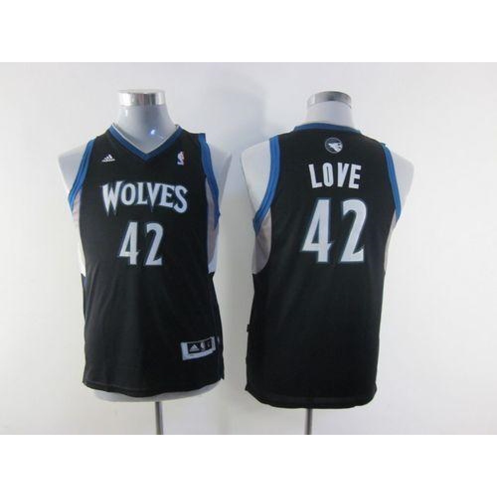Game Day Value Men's T-Wolves #42 Kevin Black Basketball Jersey
