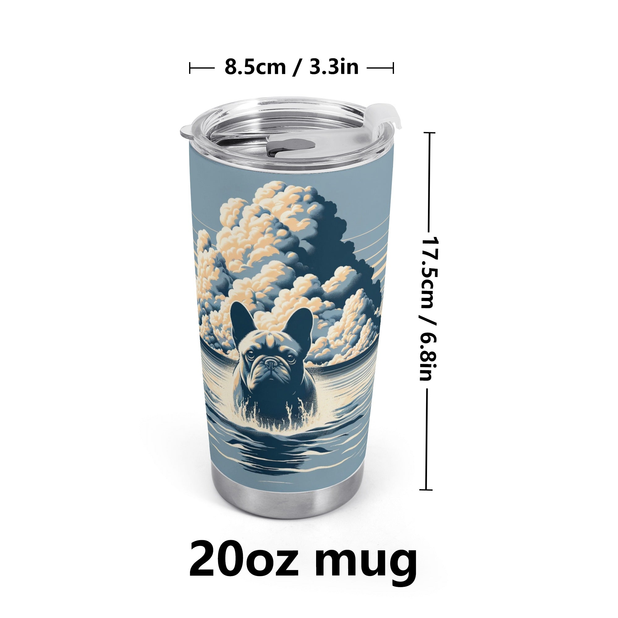 Bulldog French Bulldog Ginger - Frenchie Tumbler Pet Gear