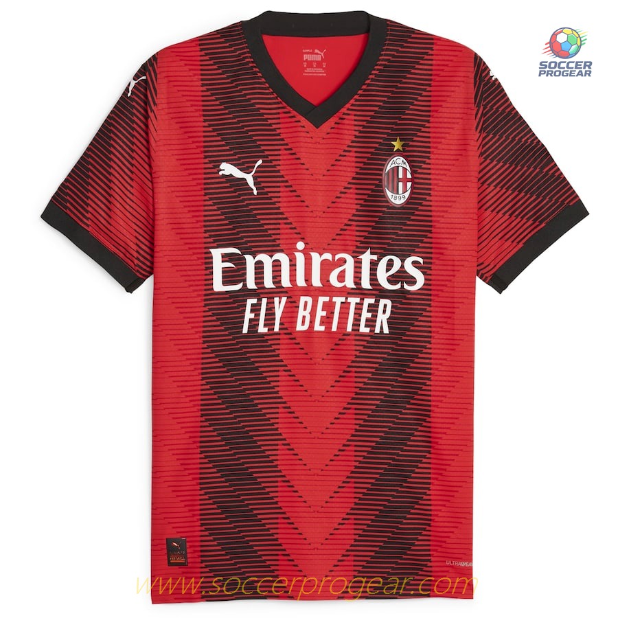 AC Milan Children Home Soccer Jersey Set Team Jersey 2023 2024