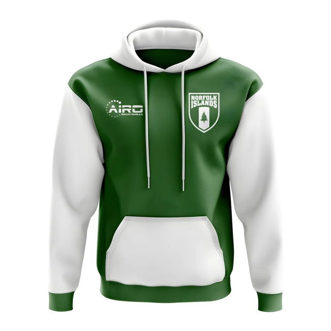 National Norfolk Islands Concept Country Football Hoody (Green)