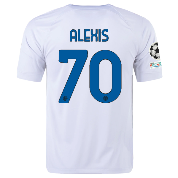 Inter Milan Sanchez 2023-2024 UCL Away Jersey – Authentic Shirt