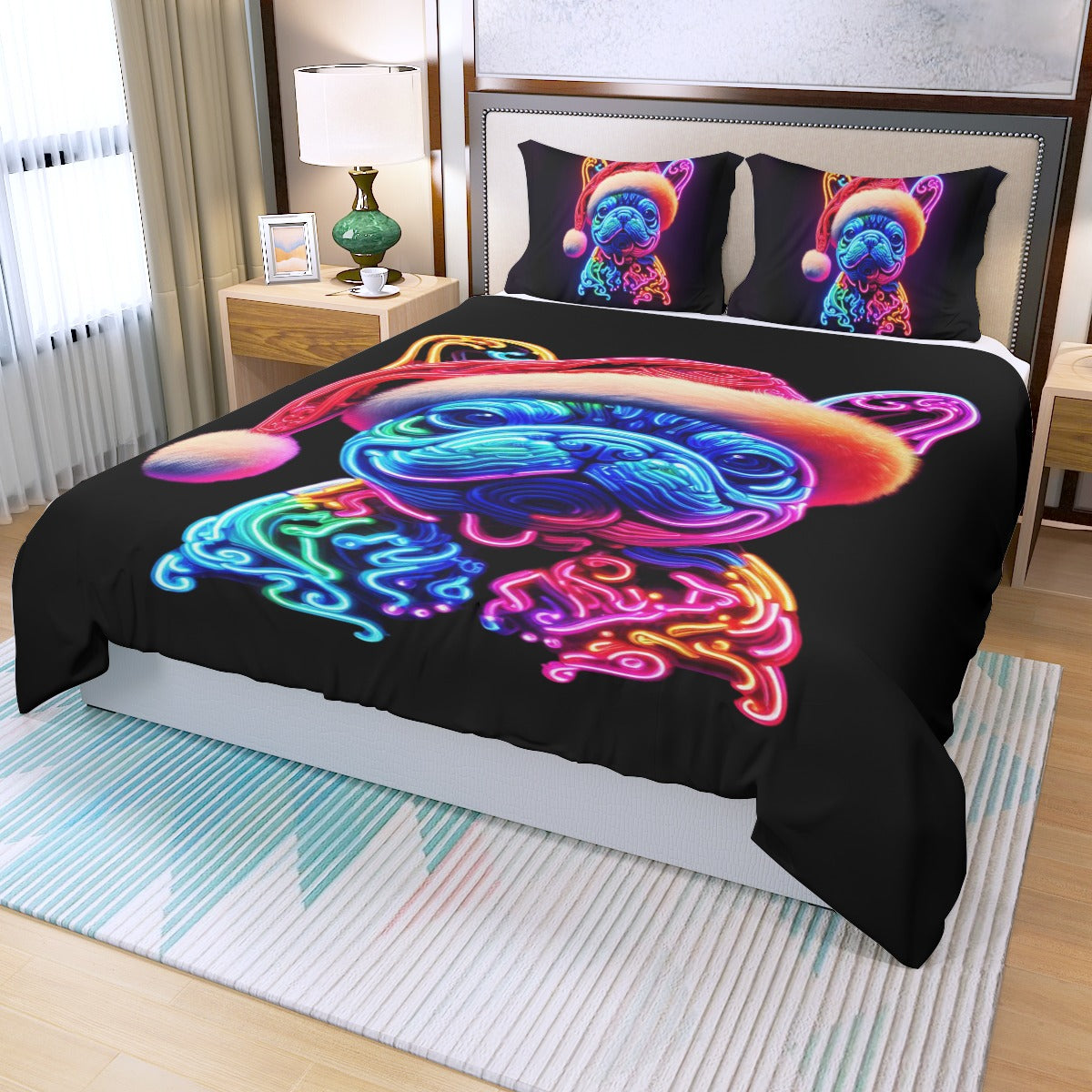 Comfort-Optimized Christimas Vibes - Bedding Set Cover for Short-Nosed