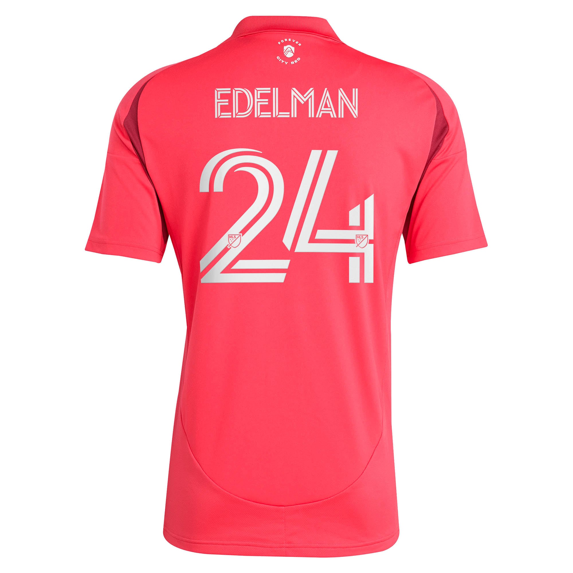 [SJH] Daniel Edelman St. Louis CITY SC 2025 Forever CITY Red Replica Jersey - Red