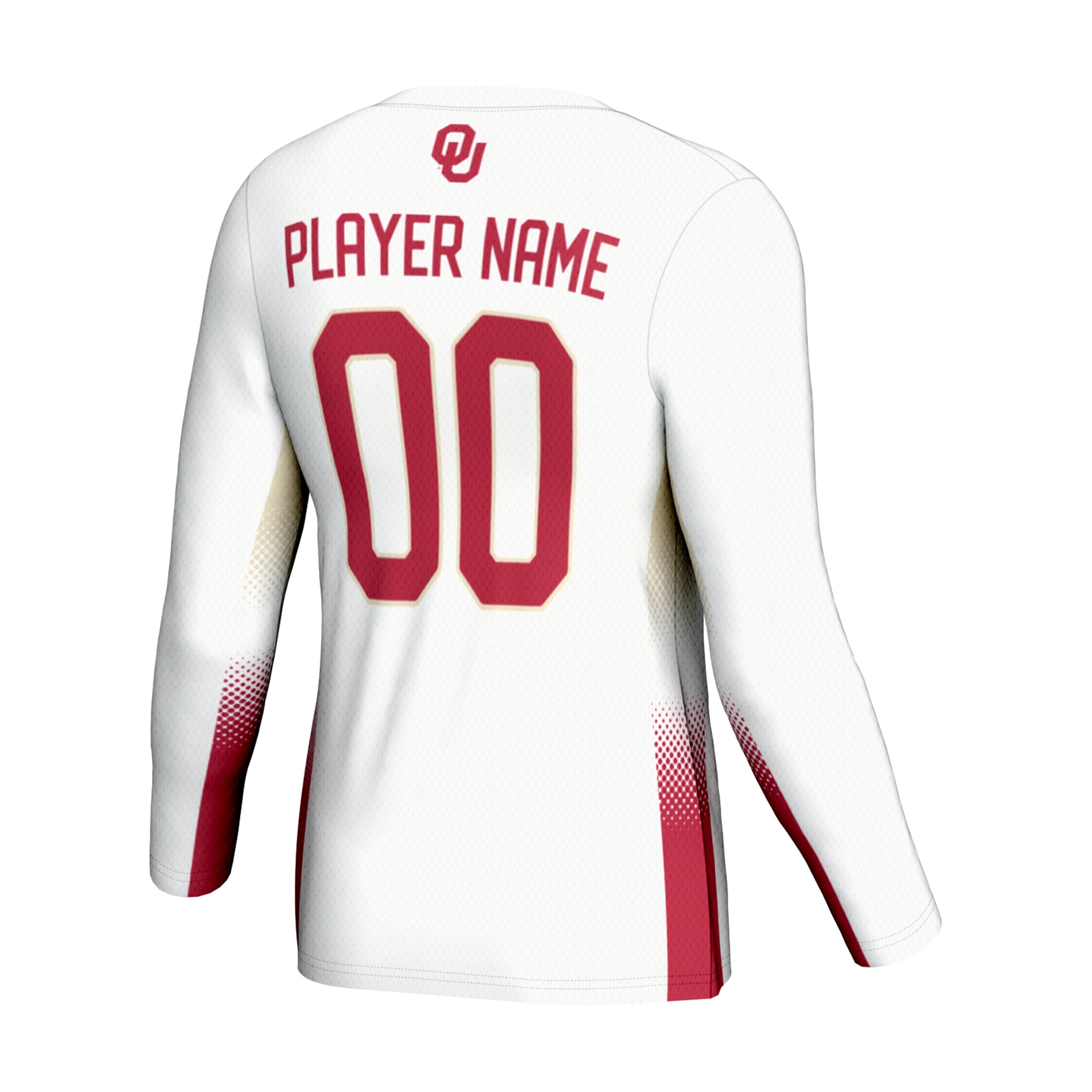 [NJP] Oklahoma Sooners GameDay Greats Youth Lightweight NIL Women's Volleyball Jersey - White