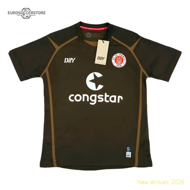 2022-2023 St Pauli Home Jersey Soccer Shirt Match Replica