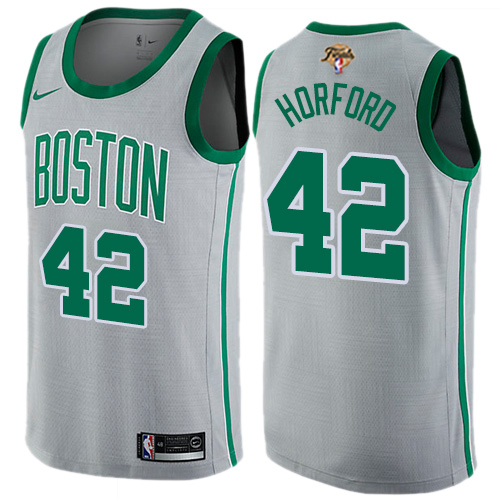 Nike Celtics Gray Boston Celtics #42 Jersey - Cost-Effective