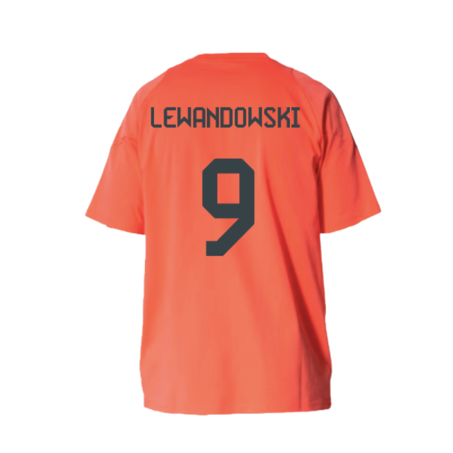 Bayern Bayern Munich Training Tee Easy Coral Kids Lewandowski #9 H...