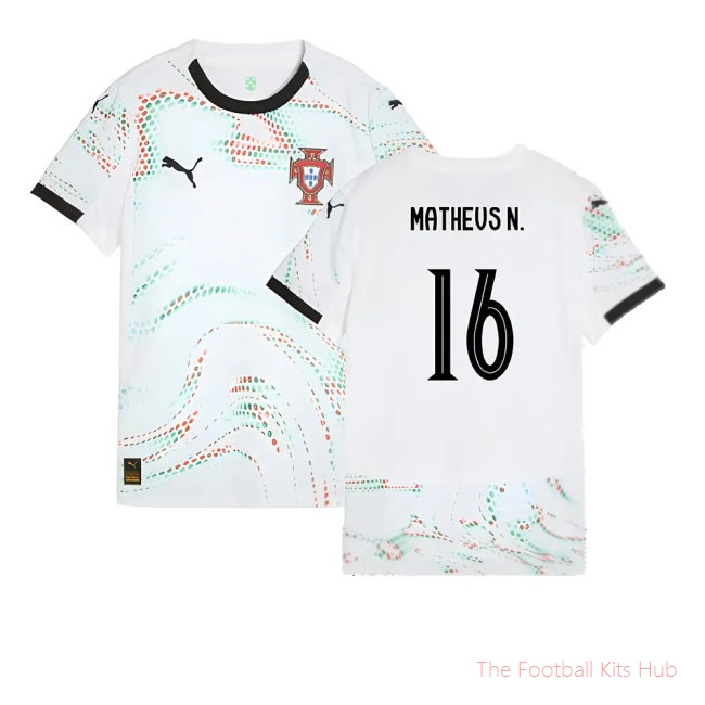 [LK] 2025/26 Portugal Away Shirt (Womens) (Matheus N. 16)