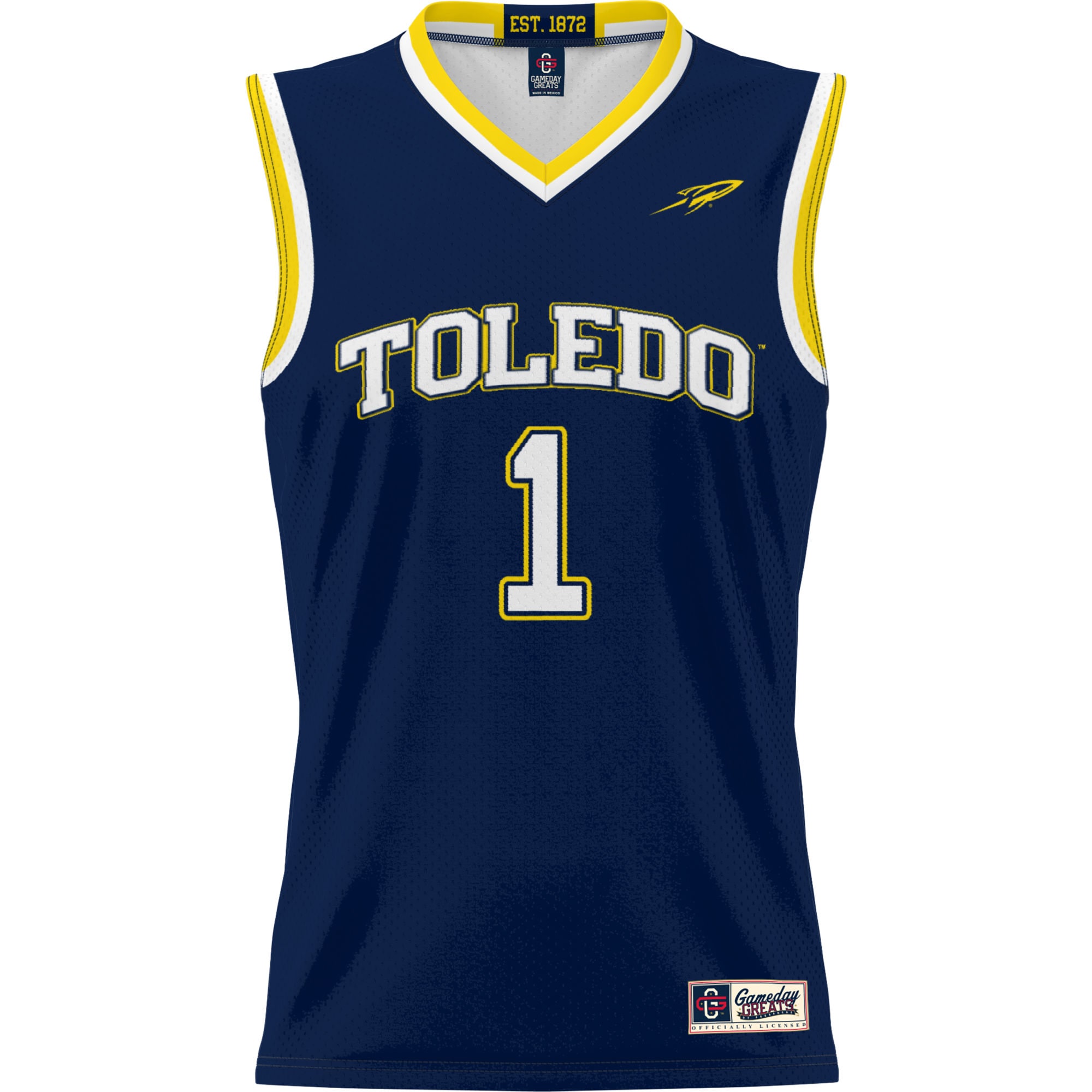 [DDG] Toledo Rockets GameDay Greats Lightweight Basketball Jersey - Blue
