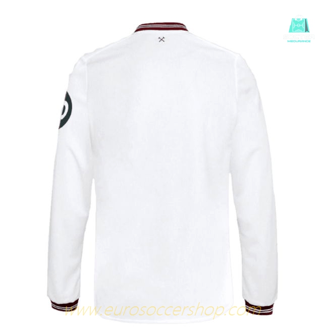 2023-2024 West Ham Long Sleeve Away Shirt (Kids)